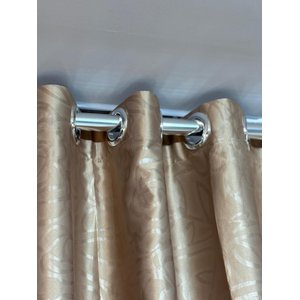 Cortina Corta Luz Acetinado Floral 3,00 X 2,50