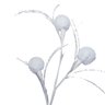 Galho Decorativo Branco com Pom Pom 65cm - 1