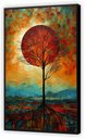 Ver imagem 5 de Quadro Decorativo Grande Abstrato Canvas Filete Premium Árvore Lua Gg