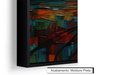 Ver imagem 3 de Quadro Decorativo Grande Abstrato Canvas Filete Premium Árvore Lua Gg