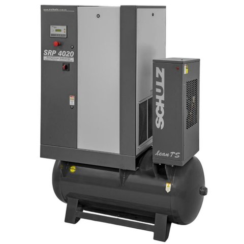 Compressor Parafuso Schulz Srp4020e Lean Ts 350 Litros 20hp 9bar Trifásico 220v
