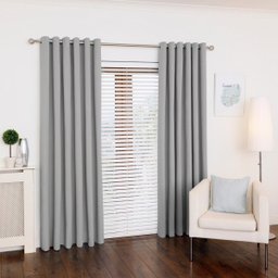 Cortina Cinza-claro Oxford 300x280 Sala Fabritex Enxovais - 1