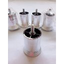 Ver imagem 6 de Kit 4 Pés para Cama Box Sofá Móveis 6cm Lis Cromado