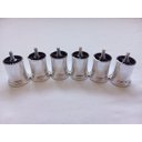 Ver imagem 5 de Kit 4 Pés para Cama Box Sofá Móveis 6cm Lis Cromado