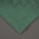 Ver imagem 3 de Kit Cobre Leito Colcha Unique Casal Padrão 3 Peças Matelado Percal 300 Fios - Verde