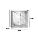 Ver imagem 5 de Tijolo de Vidro 19 X 19 X 8 Cm Estrela Dupla Fosca Incolor 06 Unidades Tradestar