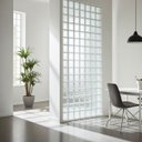 Ver imagem 7 de Tijolo de Vidro 19 X 19 X 8 Cm Estrela Dupla Fosca Incolor 06 Unidades Tradestar