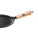 Ver imagem 2 de Panquequeira de Ferro Cabo de Madeira Panela Mineira 24x2cm