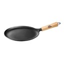 Ver imagem 1 de Panquequeira de Ferro Cabo de Madeira Panela Mineira 24x2cm