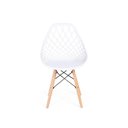 Ver imagem 4 de Conjunto Mesa Eiffel Branca 100cm + 4 Cadeiras Vision - Branco