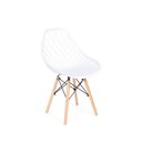 Ver imagem 3 de Conjunto Mesa Eiffel Branca 100cm + 4 Cadeiras Vision - Branco