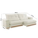 Ver imagem 4 de Sofá Dubai Linho 02 Módulos de 100 Cm B25 Cm Meu Sofá Online