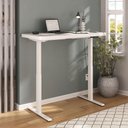 Ver imagem 1 de Mesa Escrivaninha Home Office Premium com Regulagem de Altura Branco - Artany Móveis