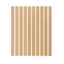 Ver imagem 1 de Kit 10 Ripas 8x82 em Mdf Cru 3mm Shiplap Ripado