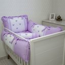 Ver imagem 1 de Kit Berço Aura Borboleta Lilás