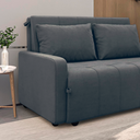 Ver imagem 3 de Sofá Cama Amora New 2 Lugares Cinza