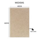 Ver imagem 3 de Kit 10 Placas Mdf Cru Chapa para Adesivo Sublimação 40cm X 60cm X 3mm