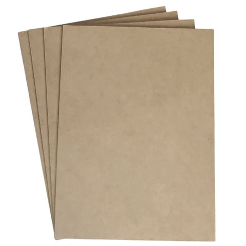 Kit 10 Placas Mdf Cru Chapa para Adesivo Sublimação 40cm X 60cm X 3mm