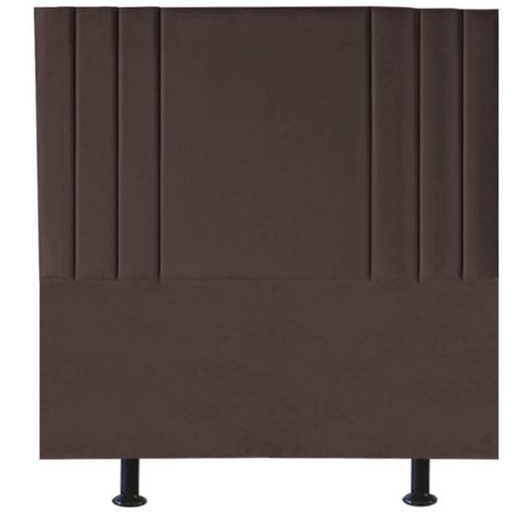 Cabeceira Cama Box Solteiro King Estofada Grécia 100 Cm Suede:marrom