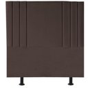 Ver imagem 1 de Cabeceira Cama Box Solteiro King Estofada Grécia 100 Cm Suede:marrom