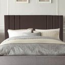Ver imagem 2 de Cabeceira Cama Box Solteiro King Estofada Grécia 100 Cm Suede:marrom