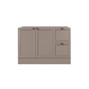 Ver imagem 4 de Conjunto Balcão 120cm c/Tampo e 2 Aéreos Unna - Griss/Carvalho Oak