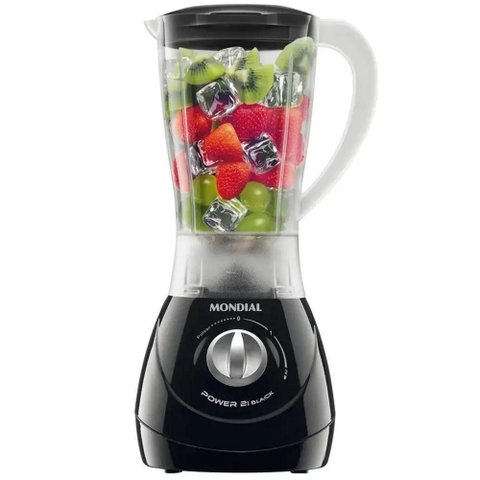 Liquidificador Mondial Power 2I Black 370W - L-29 Preto 110V