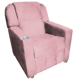 Poltrona do Papai Reclinável 3 Posições Texas C/ Porta Copo Rosa - 2
