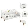 Cama Juvenil Montessoriana com Colchão e Led Mavi Branca - 6