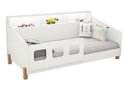 Ver imagem 2 de Cama Juvenil Montessoriana com Colchão e Led Mavi Branca