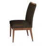 Conjunto 4 Cadeira Decorativa Leticia Aveludado Marrom - 4