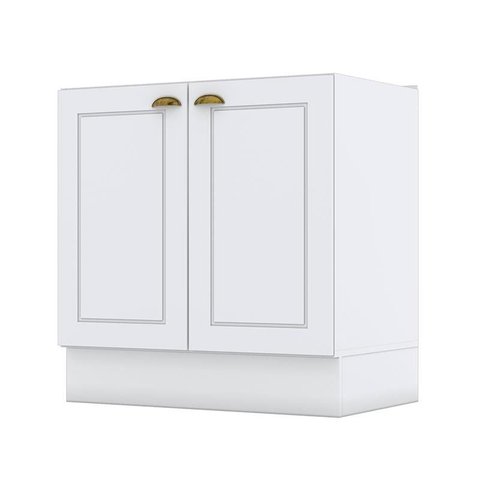 Balcão 2 Portas 80 Cm Americana Branco Hp – Henn