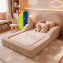 Ver imagem 1 de Cama Montessoriana Solteiro Cloud 118x220cm Xpand Tech Bouclê Cama Inbox