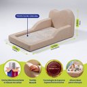 Ver imagem 3 de Cama Montessoriana Solteiro Cloud 118x220cm Xpand Tech Bouclê Cama Inbox