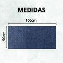Ver imagem 4 de Tapete Passadeira 50x100 Class Quarto Peludo Azul Jeans