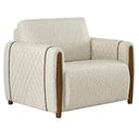 Ver imagem 1 de Poltrona Decorativa Aurora Pes Madeira Boucle Tce 1010 Moll