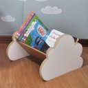 Ver imagem 2 de Porta Livros Nuvem - Revisteiro de Chão 60cm - Montessori:branco