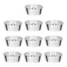 Kit 18 Cm 10 Peças-kit 14cm 10un Forma Pudim Bolo Alumínio - 1