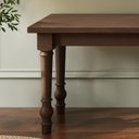 Ver mais imagens de Mesa Madeira 160cm e 2 Bancos 137cm Rubia Café F07 - Mpozenato