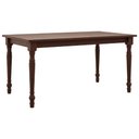 Ver imagem 5 de Mesa Madeira 160cm e 2 Bancos 137cm Rubia Café F07 - Mpozenato