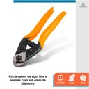 Ver imagem 4 de Alicate de Corte para Cabos de Aço Starfer 7.5 Polegadas