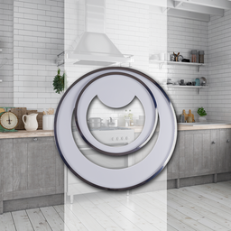 Plafon de Sobrepor Loop Cromado 62cm 60w 3000k Led - Hm008cr - Bella - 3