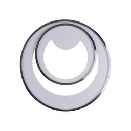 Plafon de Sobrepor Loop Cromado 62cm 60w 3000k Led - Hm008cr - Bella - 4