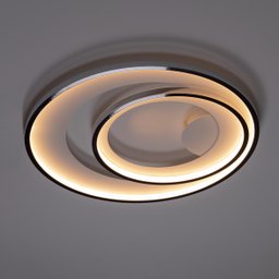 Plafon de Sobrepor Loop Cromado 62cm 60w 3000k Led - Hm008cr - Bella - 6