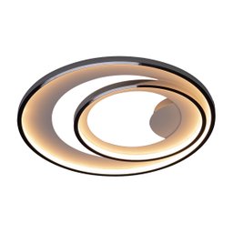 Plafon de Sobrepor Loop Cromado 62cm 60w 3000k Led - Hm008cr - Bella - 1