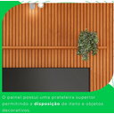 Ver imagem 4 de Painel Riso Ripado 2,40x2,07cm Jcm Movelaria - Cinamomo