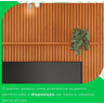 Painel Riso Ripado 2,40x2,07cm Jcm Movelaria - Cinamomo - 4