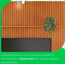 Ver imagem 4 de Painel Riso Ripado 2,40x2,07cm Jcm Movelaria - Cinamomo