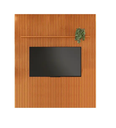 Ver imagem 2 de Painel Riso Ripado 2,40x2,07cm Jcm Movelaria - Cinamomo