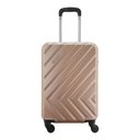Ver imagem 1 de Mala de Viagem Tamanho Bordo 10kg Rodas 360 Gladiador Essential D2mb:rose Gold
